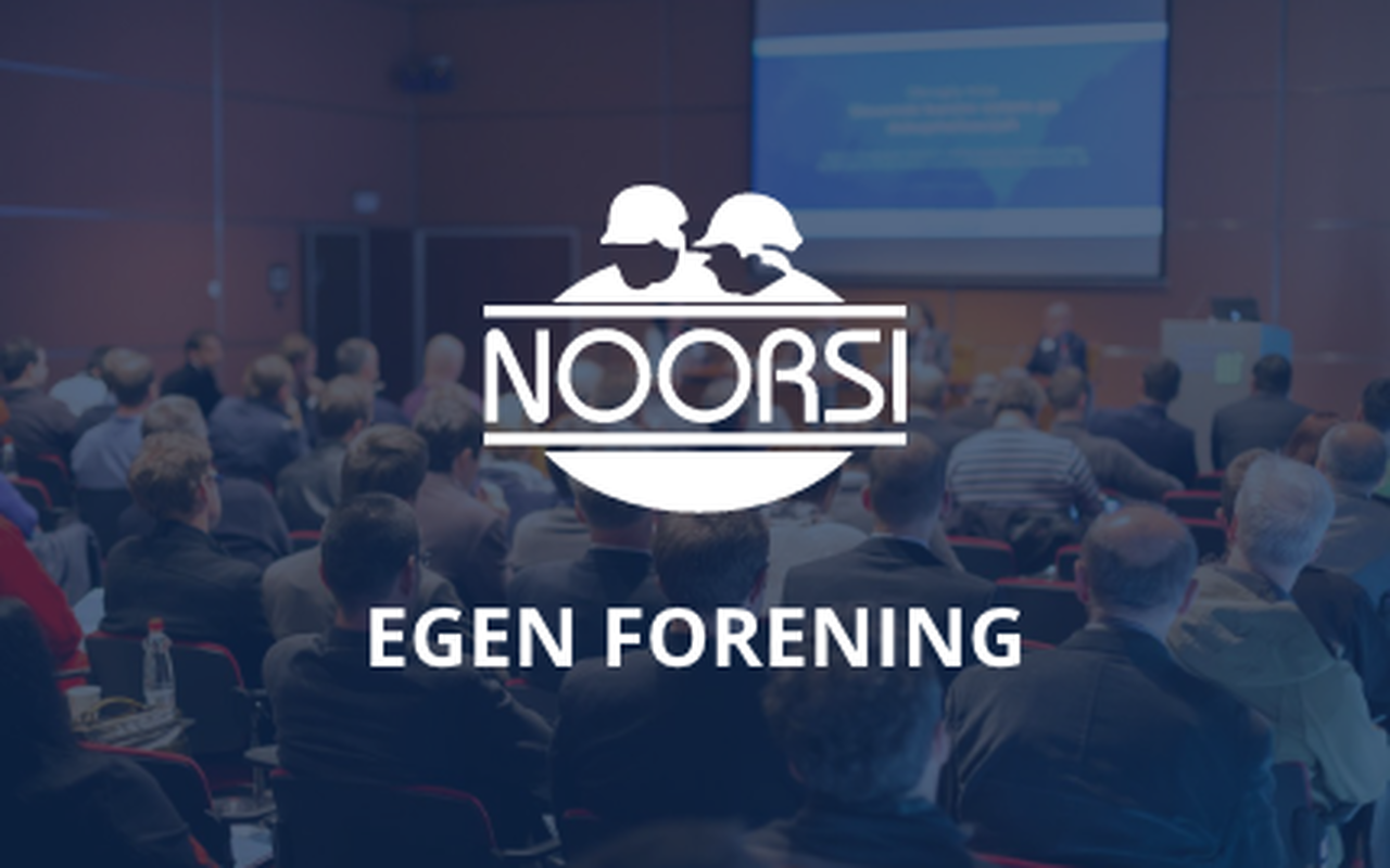 Egen forening i NOORSI