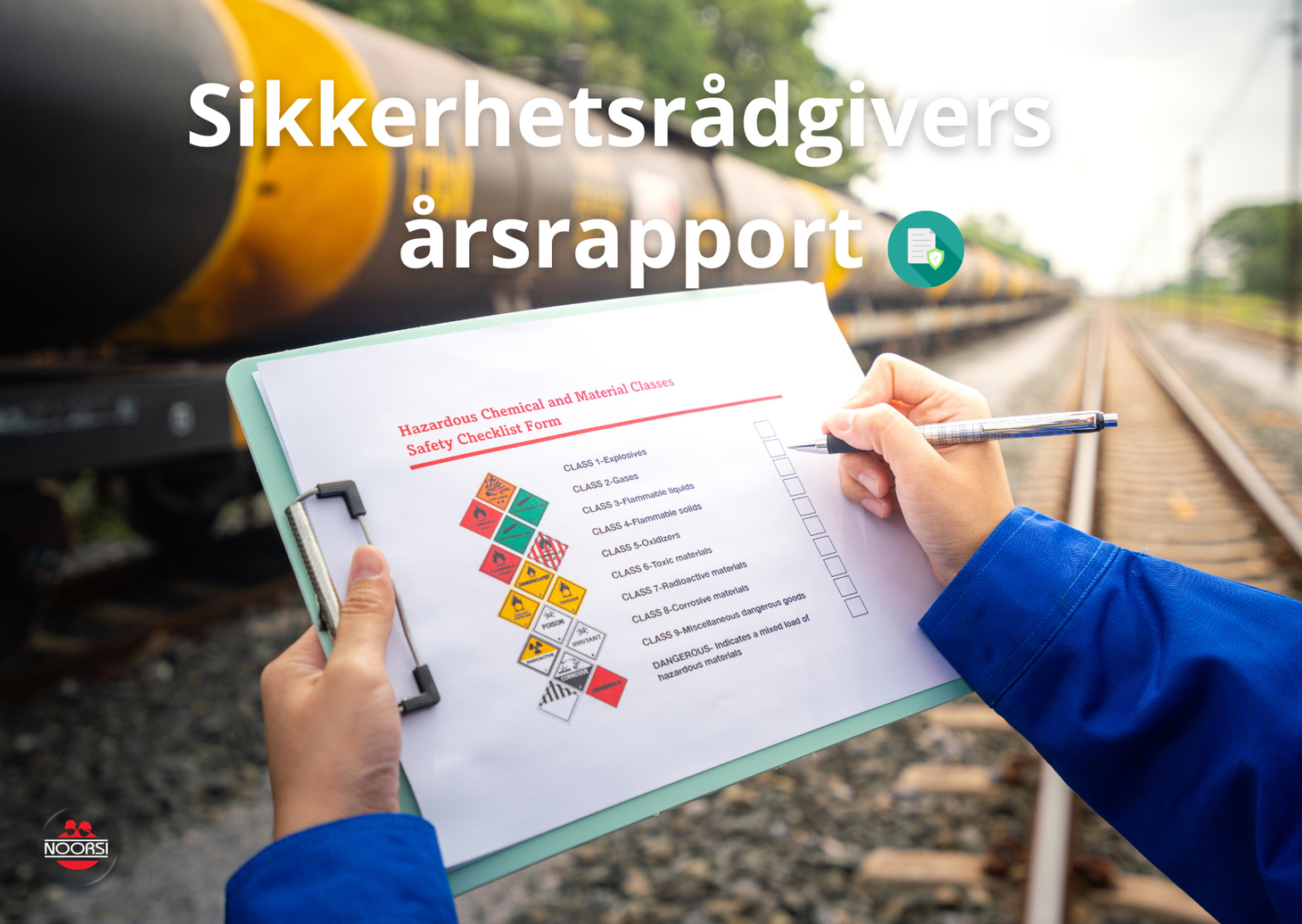 Last ned mal for sikkerhetsrådgivers årsrapport – Farlig gods (ADR/RID)