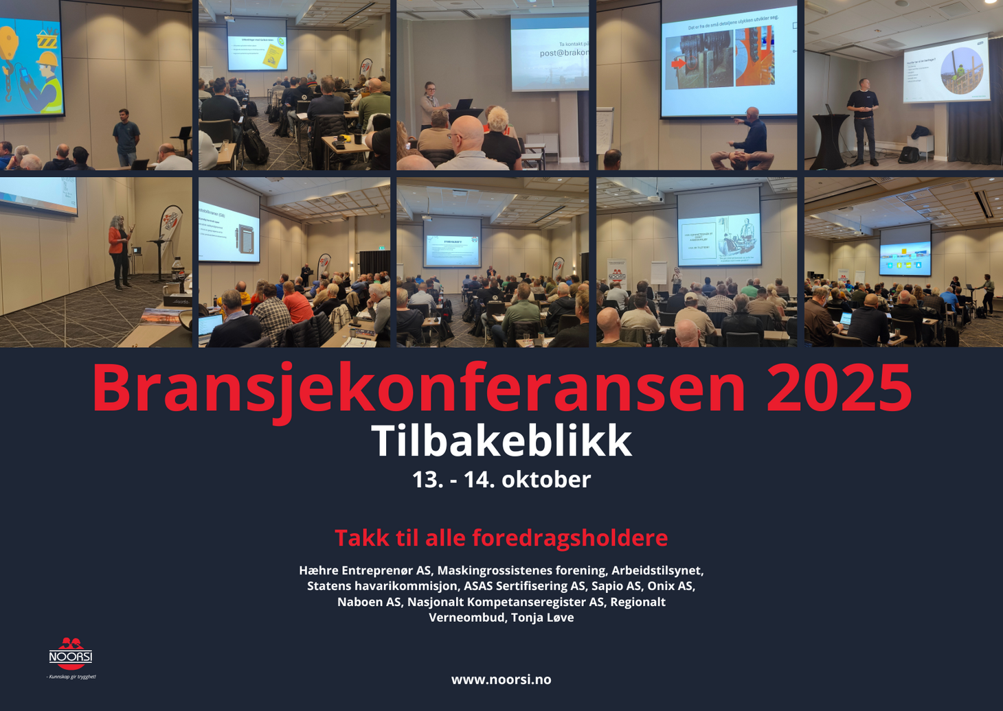 Økt sikkerhet og delt kunnskap: Suksess for Bransjekonferansen 2025