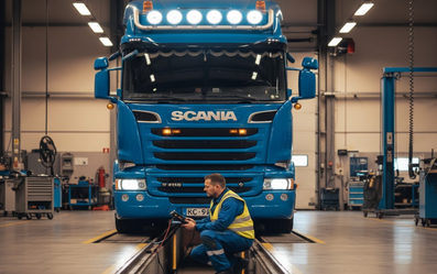 Syv av ti tungbiler stryker på EU-kontroll: Lysfeil er den største synderen