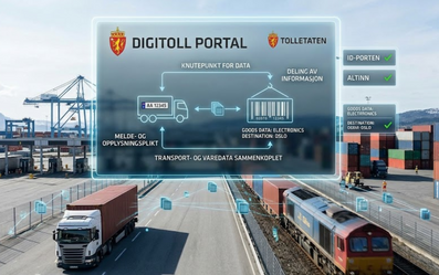 Tolletaten lanserer Digitoll Portal: Slik forenkles den digitale tollhverdagen