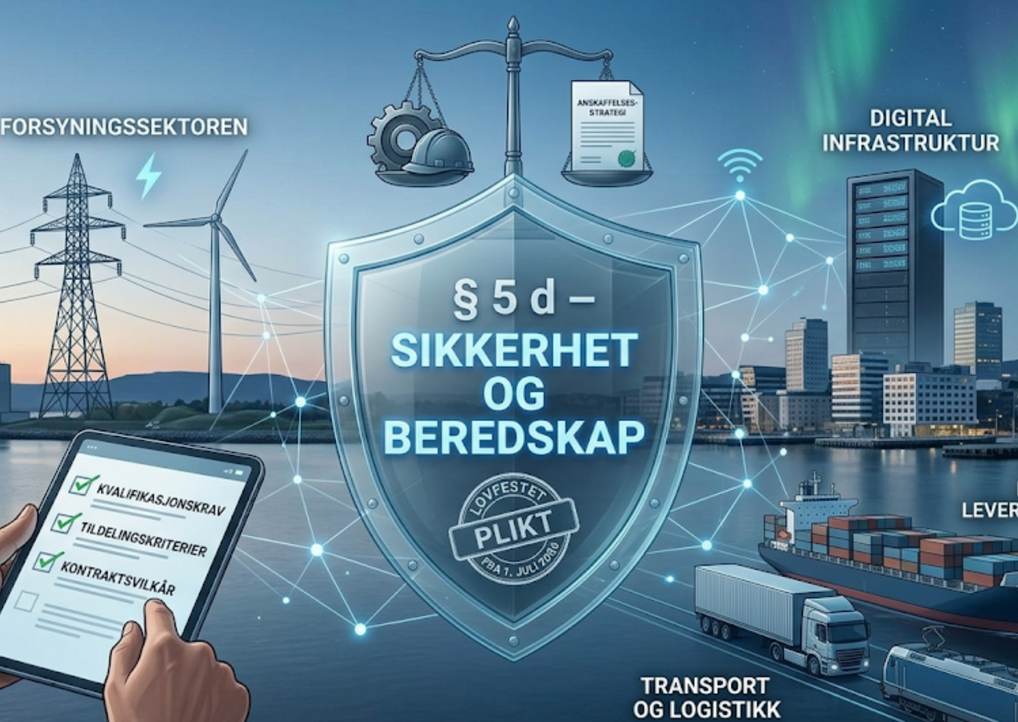 Lovfesting av sikkerhet og beredskap i offentlige anskaffelser