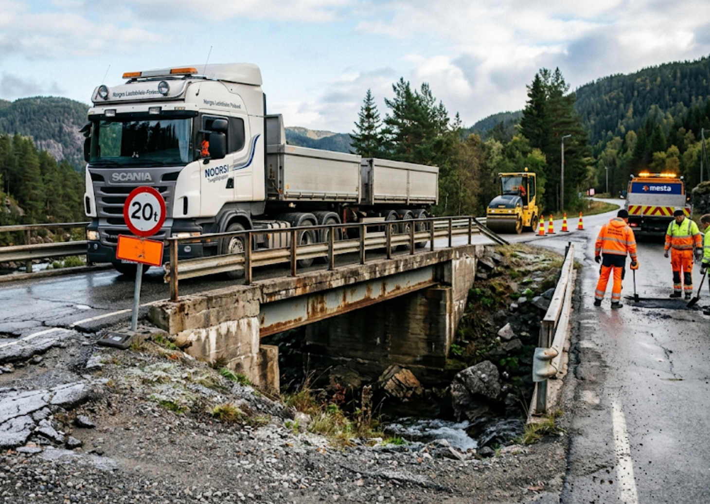 Fylkesveiene kneler: En uakseptabel risiko for trafikksikkerheten