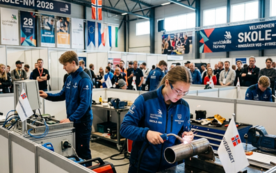 Yrkesstolthet i fokus: Stor suksess under Skole-NM 2026