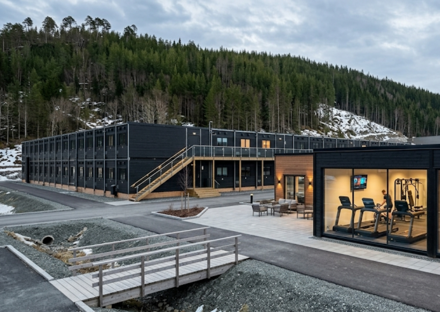 Revolusjonerer brakkelivet: Setter ny standard for trivsel på anlegget