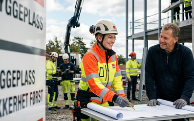Veidekke er kåret til Norges mest attraktive arbeidsgiver blant yrkesfagelever og lærlinger innen bygg og anlegg