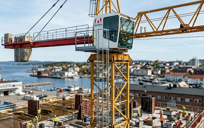 Viktig avklaring fra Arbeidstilsynet om rømningsveier og evakuering fra tårnkraner