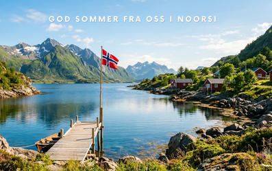 En sommerhilsen fra oss i NOORSI