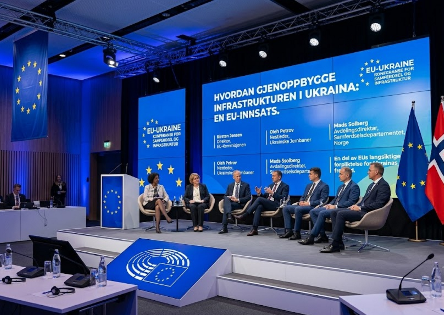 Norge bidrar med 1 million euro til transportsektoren i Ukraina