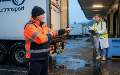 Nå kan Statens vegvesen dele ut gebyr for trafikkfarlig smeltevann fra fisketransport